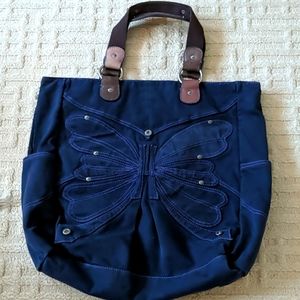 Gap Navy Denim Tote